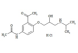 二醋洛尔盐酸盐
