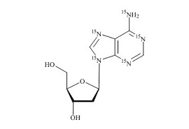 2'-脱氧腺苷-15N5
