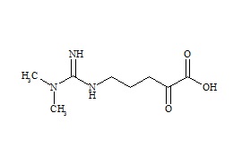 α-酮基-δ-(NG,NG-二甲基胍基)戊酸