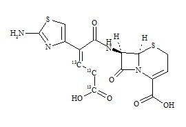 头孢布烯-13C3