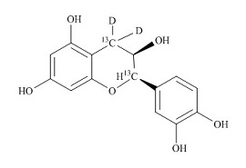 (-)-表儿茶素-13C2,d2