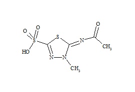 醋甲唑胺磺酸