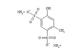 4-羟基-6-甲基-1,3-苯二磺酸二铵盐