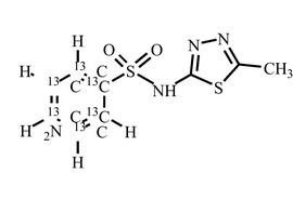 磺胺甲噻二唑-13C6