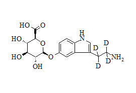血清素-d4 β-D-葡萄糖醛酸苷