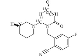 去甲基曲格列汀-13C3