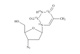 齐多夫定-13C2,15N2