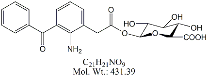 安芬酸酰基-β-D-葡萄糖醛酸苷