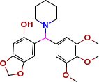 6-(Piperidin-1-yl(3,4,5-trimethoxyphenyl)methyl)benzo[d][1,3]dioxol-5-ol