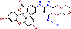 荧光素-硫脲基-PEG3-叠氮化物