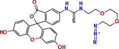 荧光素-硫脲基-PEG2-叠氮化物