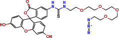 荧光素-硫脲基-PEG4-叠氮化物