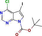 4-氯-5-碘吡咯并[2,3-d]嘧啶-7-羧酸叔丁酯