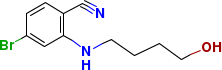 4-溴-2-((4-羟基丁基)氨基)苯甲腈