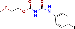 2-甲氧基乙基 N-[(4-碘苯基)氨甲酰基]氨基甲酸酯