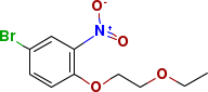 4-溴-1-(2-乙氧基乙氧基)-2-硝基苯