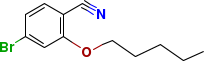 4-溴-2-(戊氧基)苯甲腈