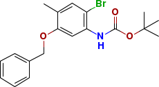 (5-(苄氧基)-2-溴-4-甲基苯基)氨基甲酸叔丁酯