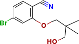 4-溴-2-(3-羟基-2,2-二甲基丙氧基)苯甲腈
