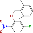 2-((5-氟-2-硝基苯氧基)甲基)-1,3-二甲基苯
