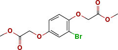 2,2'-((2-溴-1,4-亚苯基)双(氧))二乙酸二甲酯