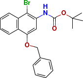 (4-苄氧基-1-溴萘-2-基)氨基甲酸叔丁酯