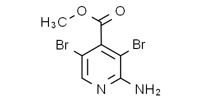 2-氨基-3,5-二溴吡啶-4-羧酸甲酯