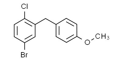 4-溴-1-氯-2-(4-甲氧基苄基)苯