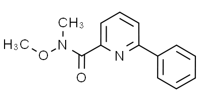 N-甲氧基-N-甲基-6-苯基吡啶酰胺