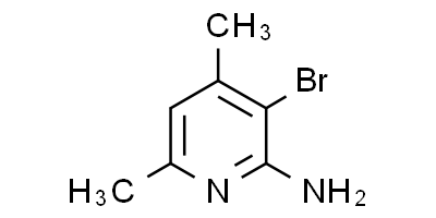 2-氨基-3-溴-4,6-二甲基吡啶