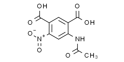 4-(乙酰氨基)-6-硝基-1,3-苯二羧酸